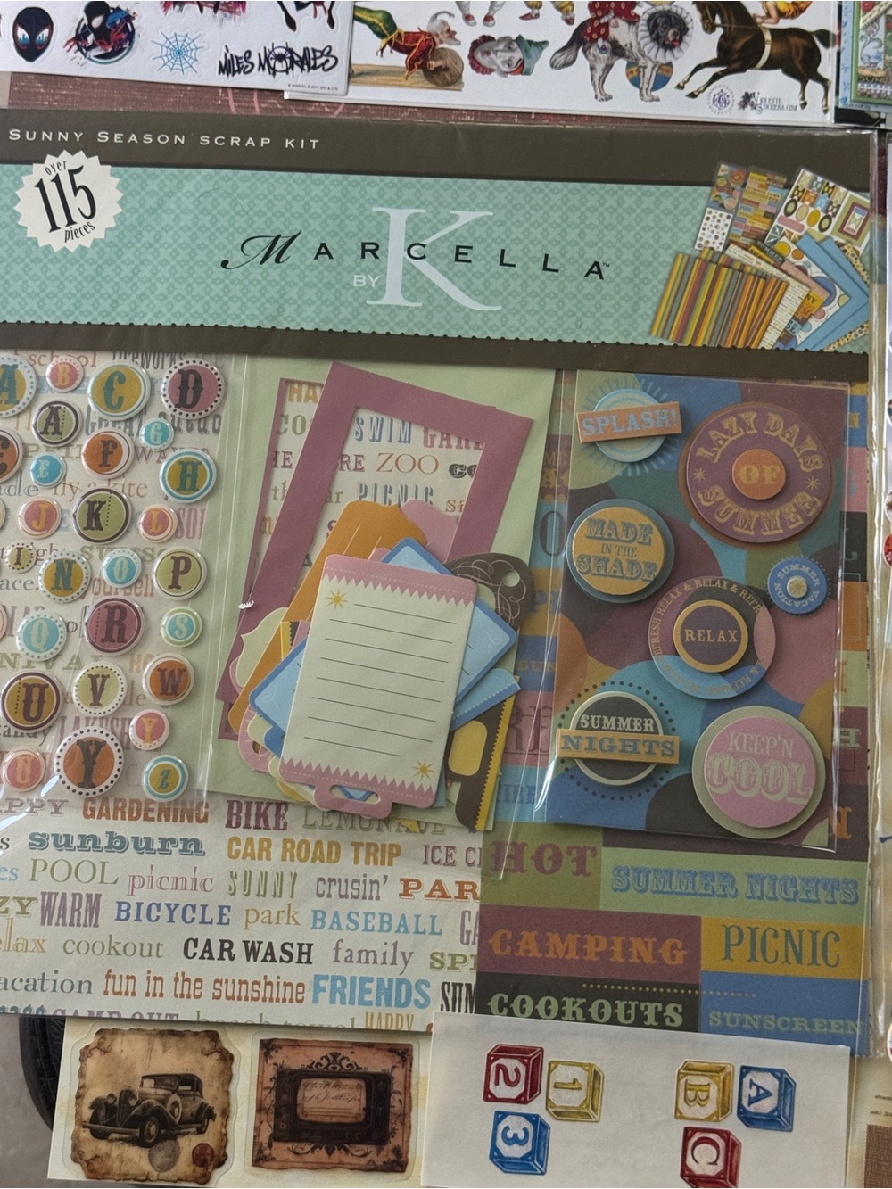 Scrapbooking LARGE lot Jolees DisneyMickey Princesses HelloKitty Papyrus ALL NEW - Picture 7 of 8
